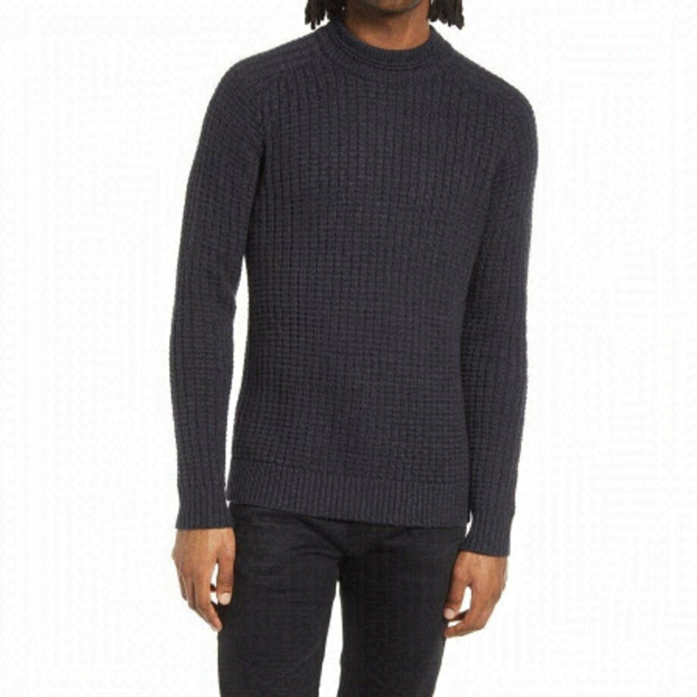 SELECTED Homme BNWOT Knit Sweater "Atlas" Navy Blue Sz 2XLarge New